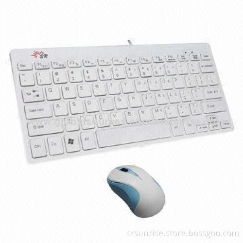 Wired Mini Chocolate Keyboard, 3D Optical Mouse, Various Colors Available, ODM/OEM Orders Welcome